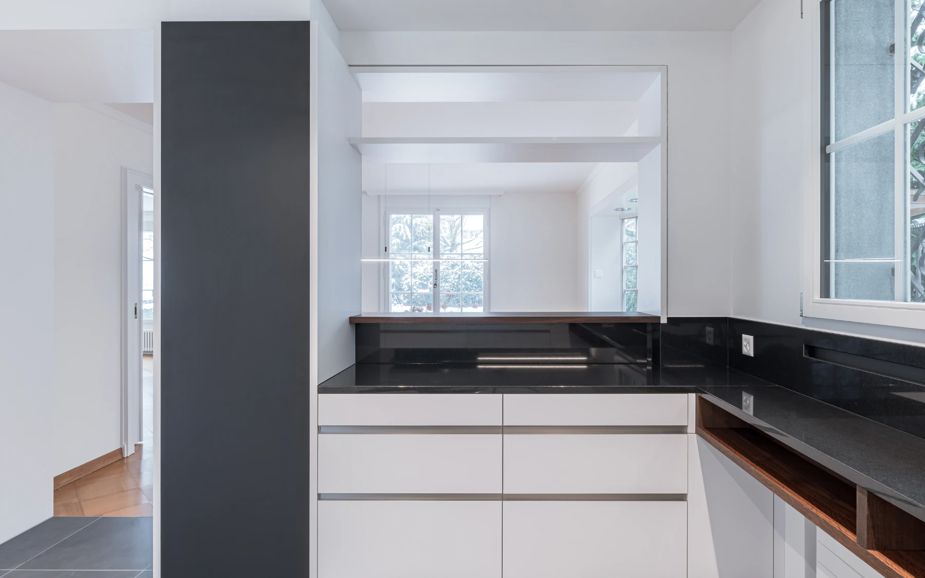 Schlichte Eleganz in der Küche